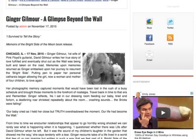 Ginger Gilmour Press Archive