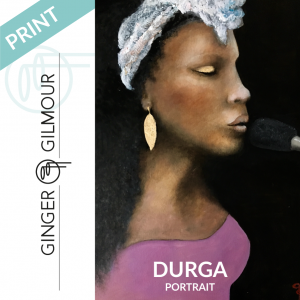 Durga McBroom (2) - Portrait by Ginger (Print)