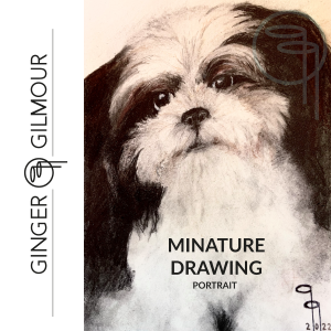Miniature Drawing by Ginger